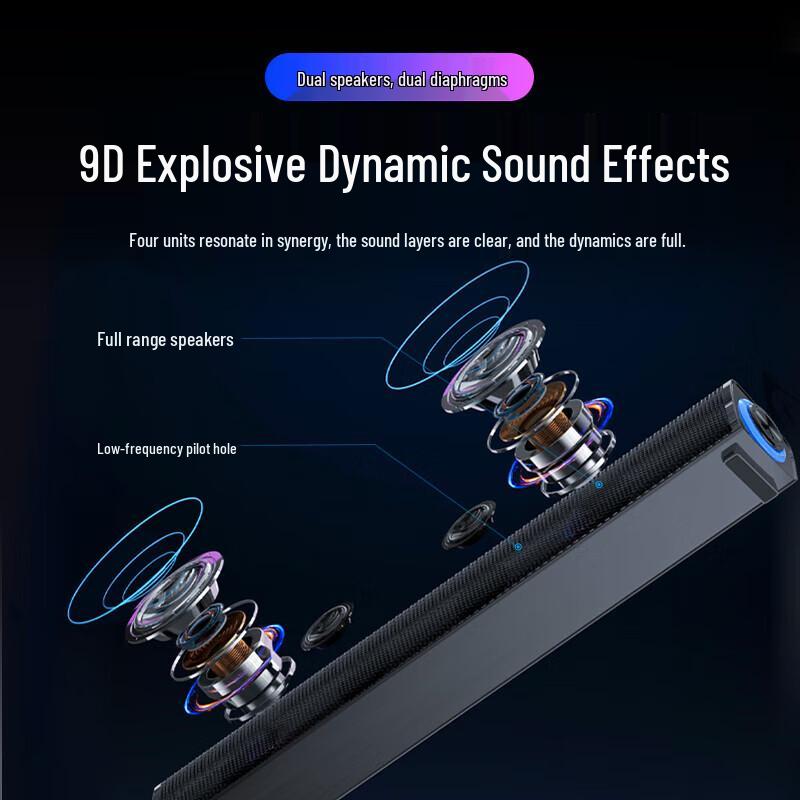 Newman MX07 Wired Desktop Gaming Speakers