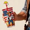 10pcs Silicone Cowboy Straw Cover Cap Cowboy Hat Straw Topper 10mm Reble Western Cup Accessories Silicone Tumbler Straws Toppers 30 40 Oz