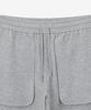 BASIC HOUSE Uni Basic Shorts Melange Grey Lyhp3101