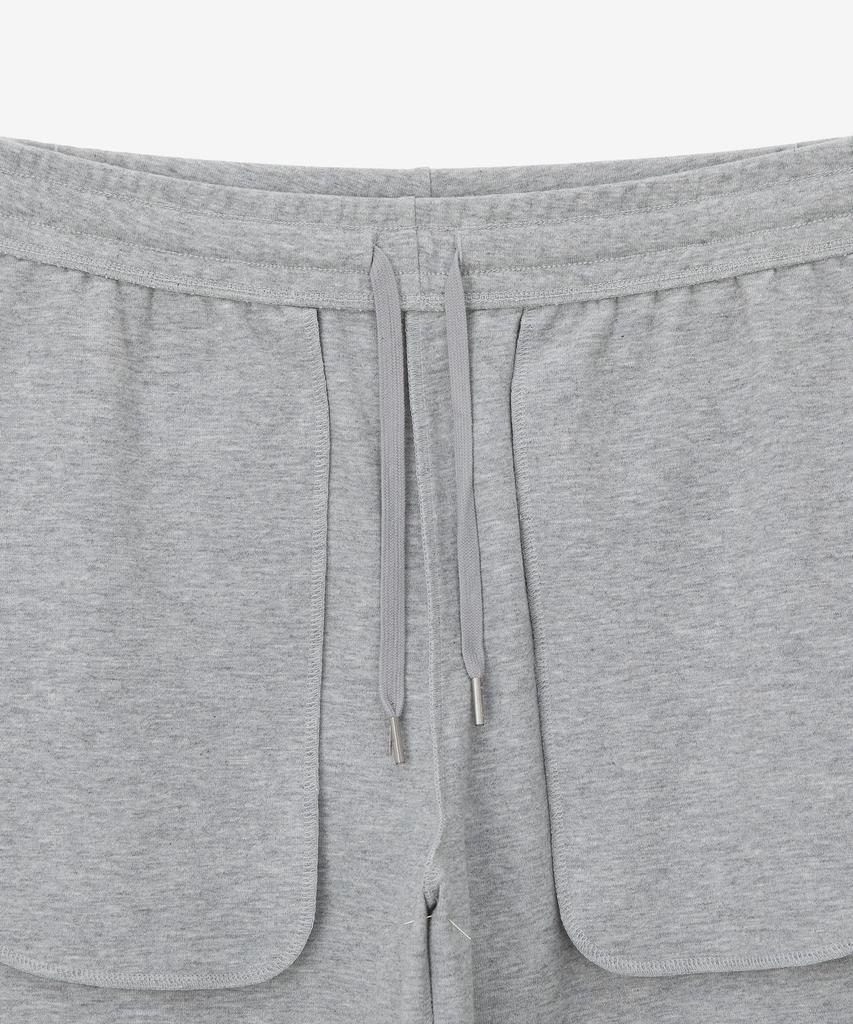 BASIC HOUSE Uni Basic Shorts Melange Grey Lyhp3101
