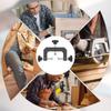 3 Way Face Clamp Aluminum Alloy Cabinet Face Frame Clamps Adjustable Cabinet Installation Fixture for Woodworking Edging Shelves