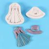 Dress/Hat Shaped Silicone Mold Handmade Mould Candle Soap Making Mold for DIY