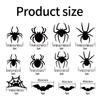 3D LED Bat Halloween Decorations for Home Spider Night Light Sticker for Garden Backyard Party Festive Party Supplies