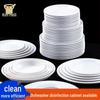 JINMEILI X1011 Melamine White Round Flat Plates