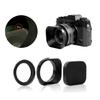 Mirrorless Camera Lens Hood, Aluminum Build Various Size Prevents Lens Ghosting 37/39/40.5/46/43/49mm
