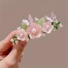 Elegant Traditional Chinese Hairpin with Floral and Butterfly Design - Suitable for Ages 14 and Above