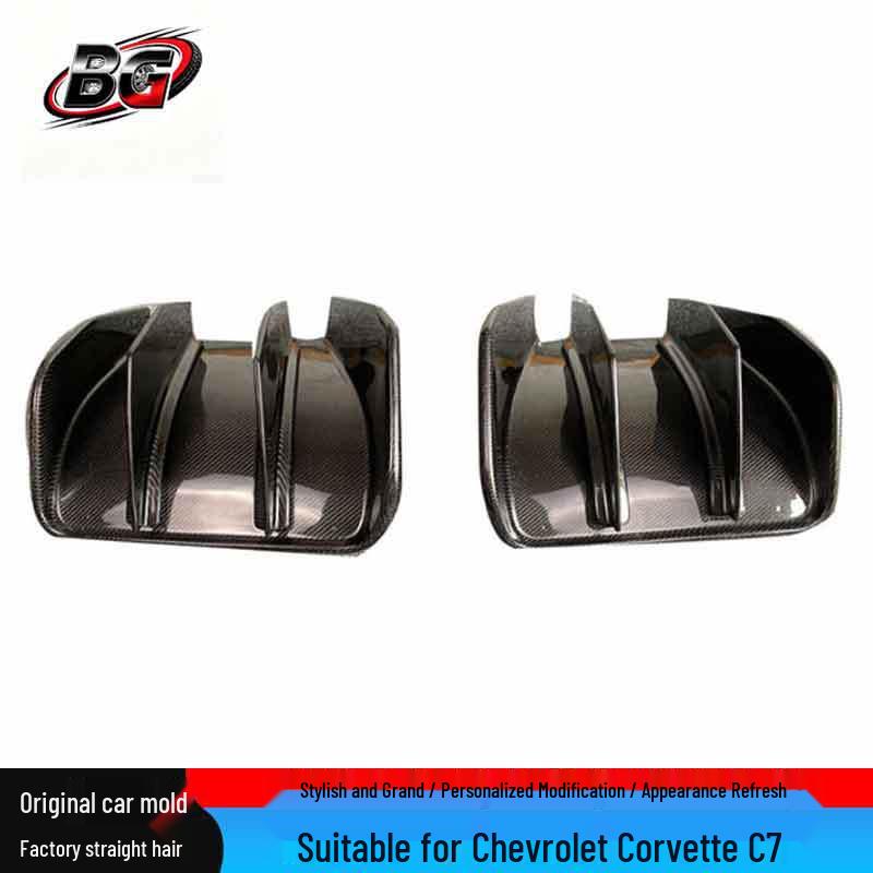 Chevrolet Corvette C7 Carbon Fiber Rear Diffuser Tail Lip Kit