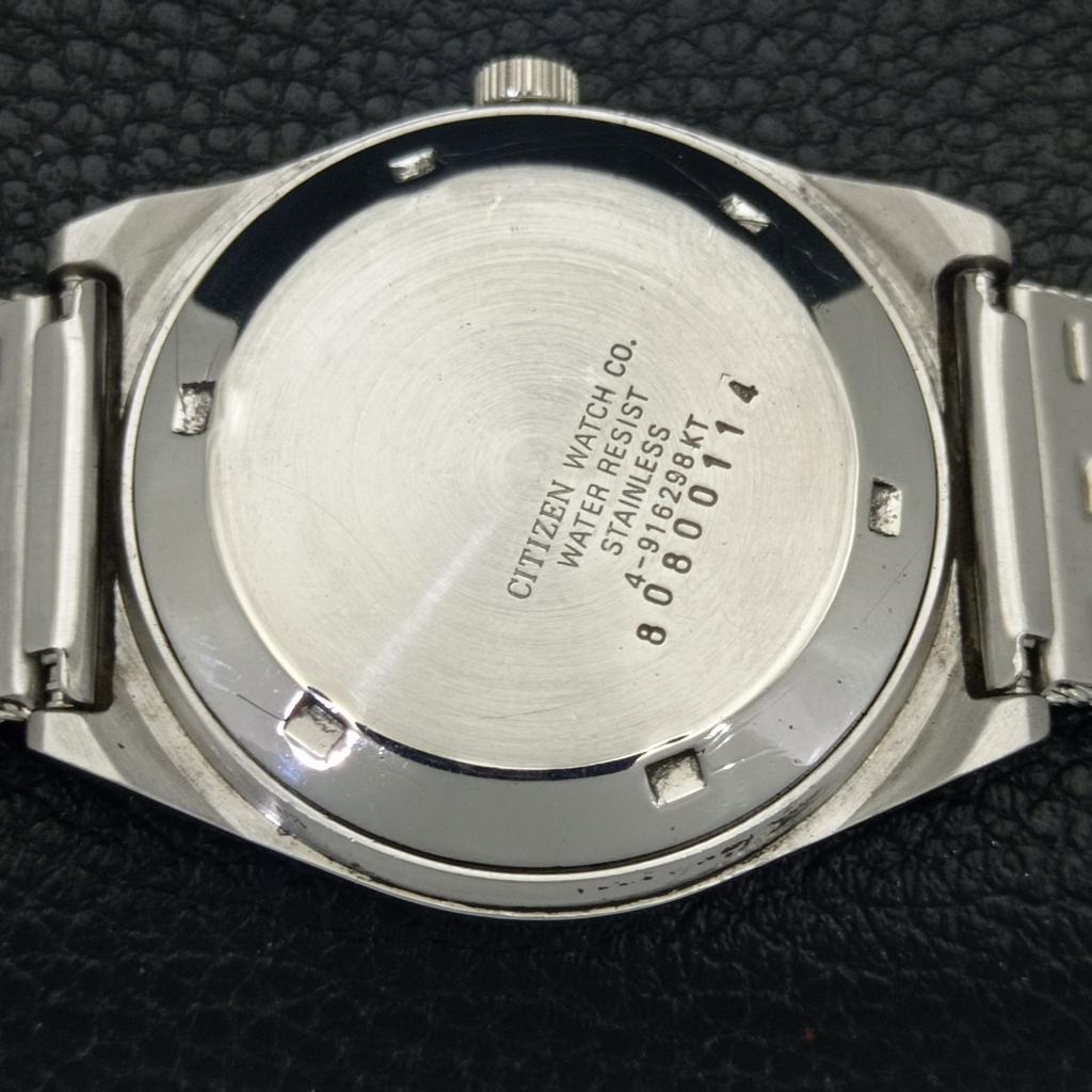 Citizen AUTOMATIC VINTAGE 8200 JAPAN MENS BROWN COLOR DIAL WATCH A702135-5 R208-a702135