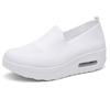 Large size women's shoes spring and summer fly-woven mesh breathable platform casual shoes one pedal mother shoes hot