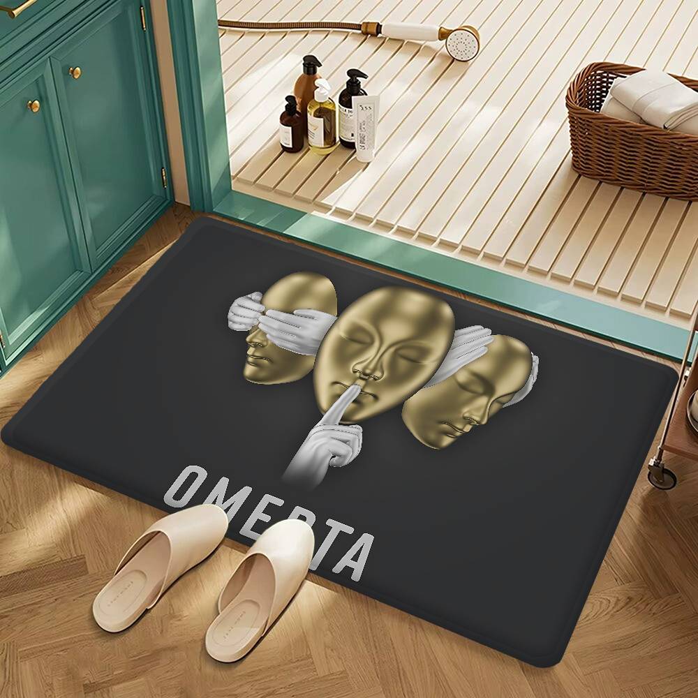 Cool Omerta Maes Room Mats Cheaper Anti-Slip Modern Living Room Balcony Printed Welcome Rug