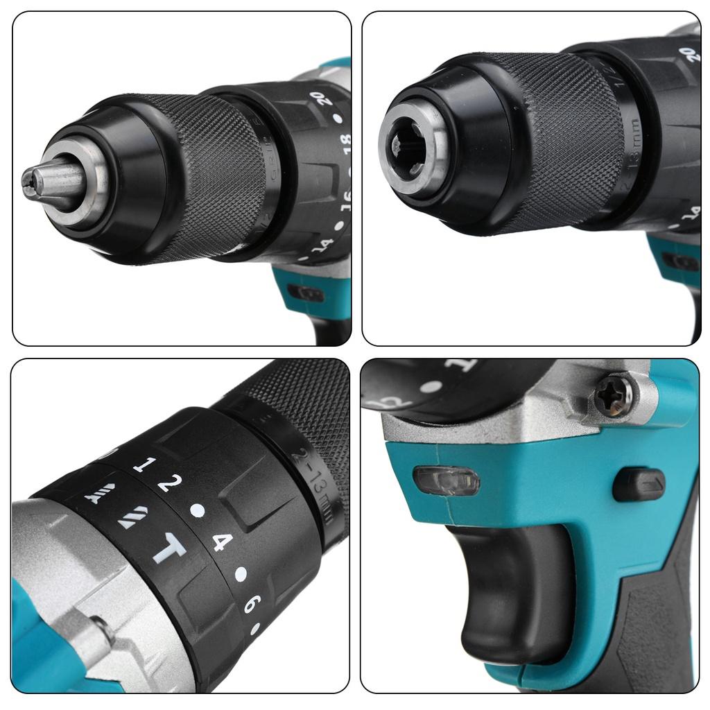 3 In 1 288V 20+3 Torque Variable Speed Cordless Hammer Impact Drill for 18V Battery Brushless Electric Drill Screwdriver