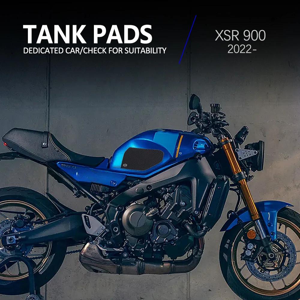 Nuevas Almohadillas de Tanque de Textura XSR900 Protector Adhesivos Calcomanía Rodilla Lateral Combustible Tracción Almohadilla Motocicleta Para Yamaha XSR 900 xsr900 2022 2023