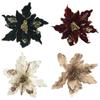 Xmas Glitter Flower 1 Pcs 28cm Atmosphere Beautiful Ornament