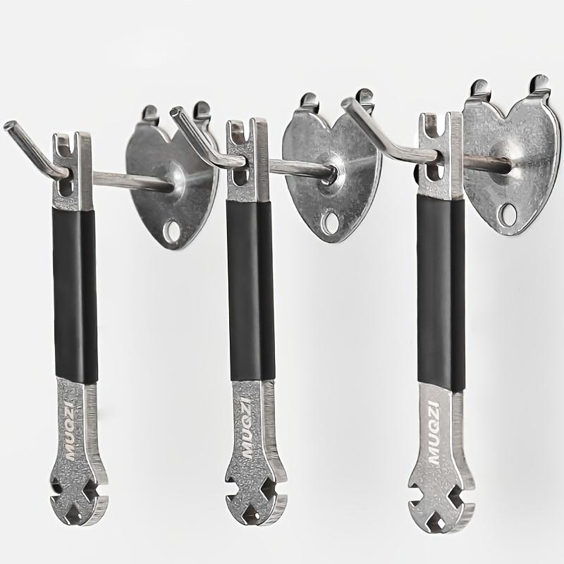 1 Pc Stainless Steel Bicycle Spoke Wrench, Multiple Colors, Adjustment Tool for Mountain Bike Wheel Spokes Correction and Replacement