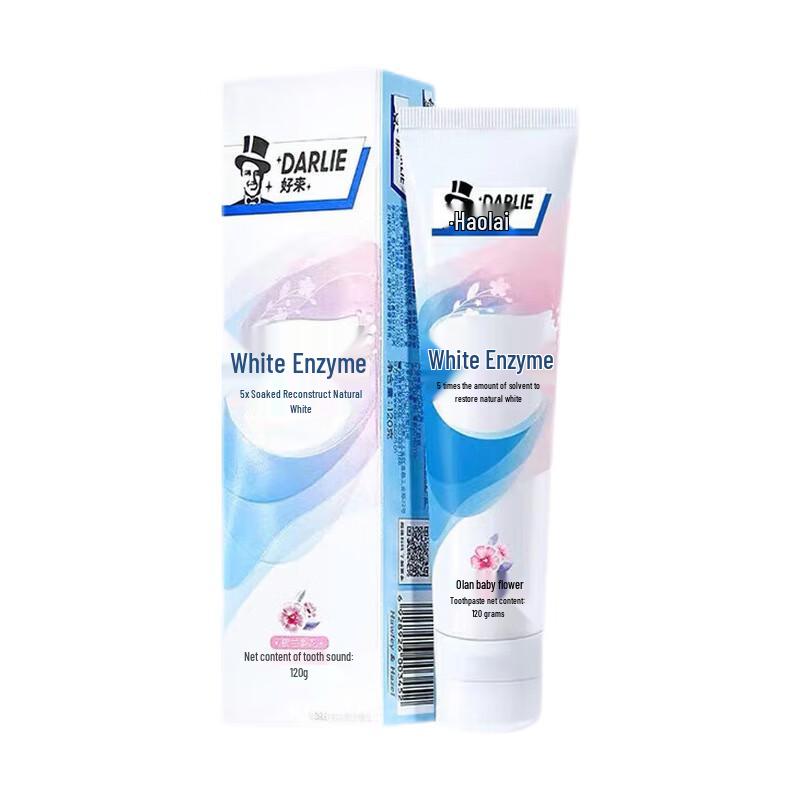 Darlie Enzyme Whitening Toothpaste, Ylang Ylang Pear Blossom, 2 x 120g