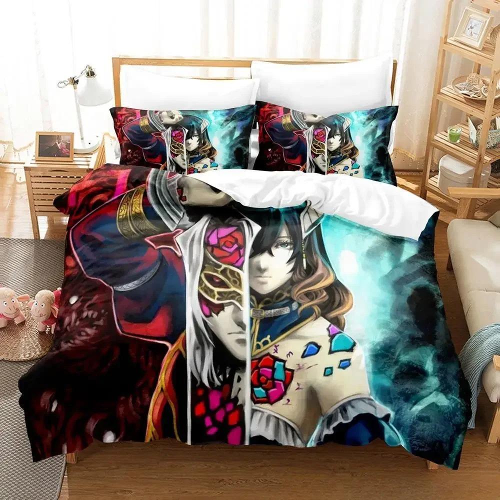 Game BLOODSTAINED RITUAL OF THE NIGHT Bedding Set Single Twin Full Queen King Size Bed Set Adult Kid Bedroom Duvet cover Sets Tool