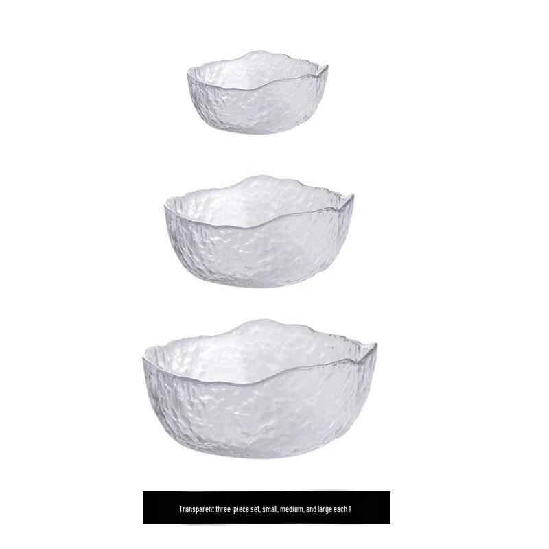 Light Luxury Plastic Fruit Bowl Set