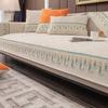 Erschwinglicher Luxus-Stil Modernes High-End-Leder-Sofa-Kissen Hochwertige Vier-Jahreszeiten-Allgemeinstoffe Rutschfester Bezug Überwurfhandtuch