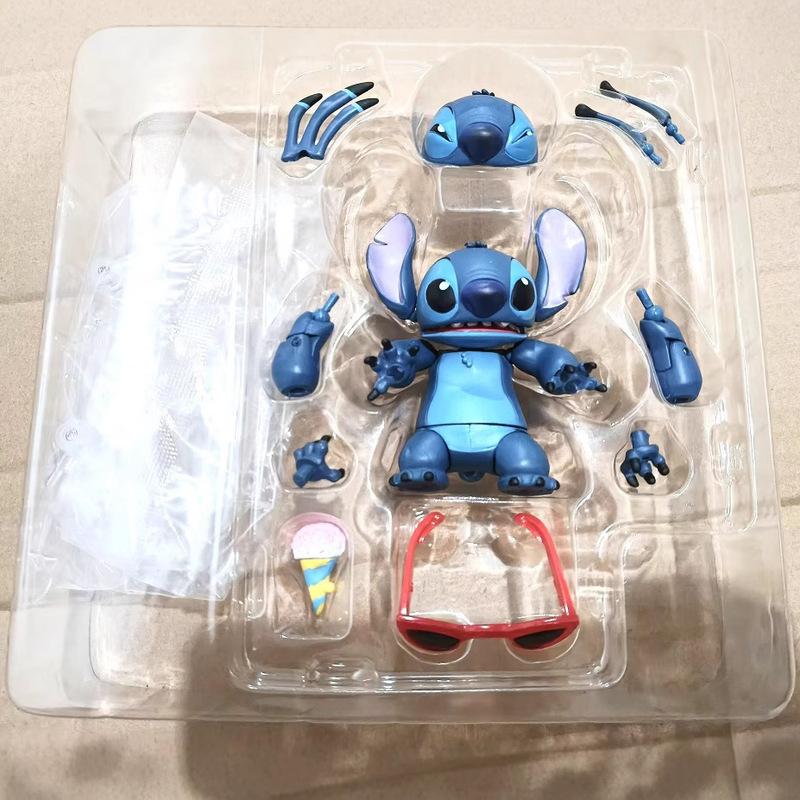 

Kaiyodo Revoltech Стич Фигурка Действия - Подвижная Модель на Сочленениях Конструктор Игрушка Коллекция Декоративная Фигурка Для Детей Подарок