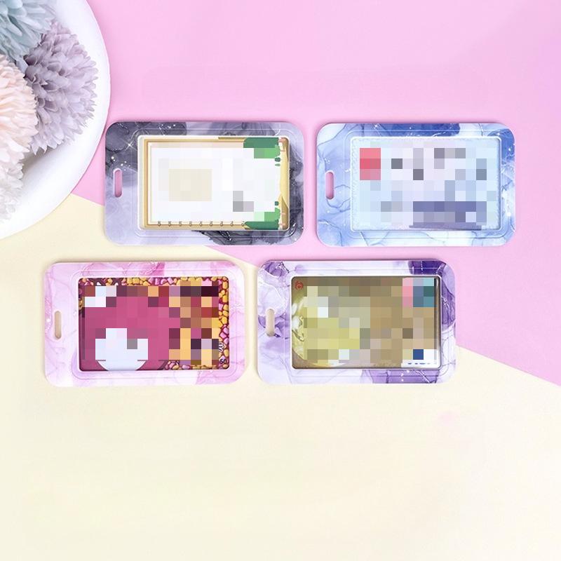 Student Campus Card Holder, Subway Access Control IC Card Package, Card Protective Cover, Sliding Cover, ID Cover, Access Control Card