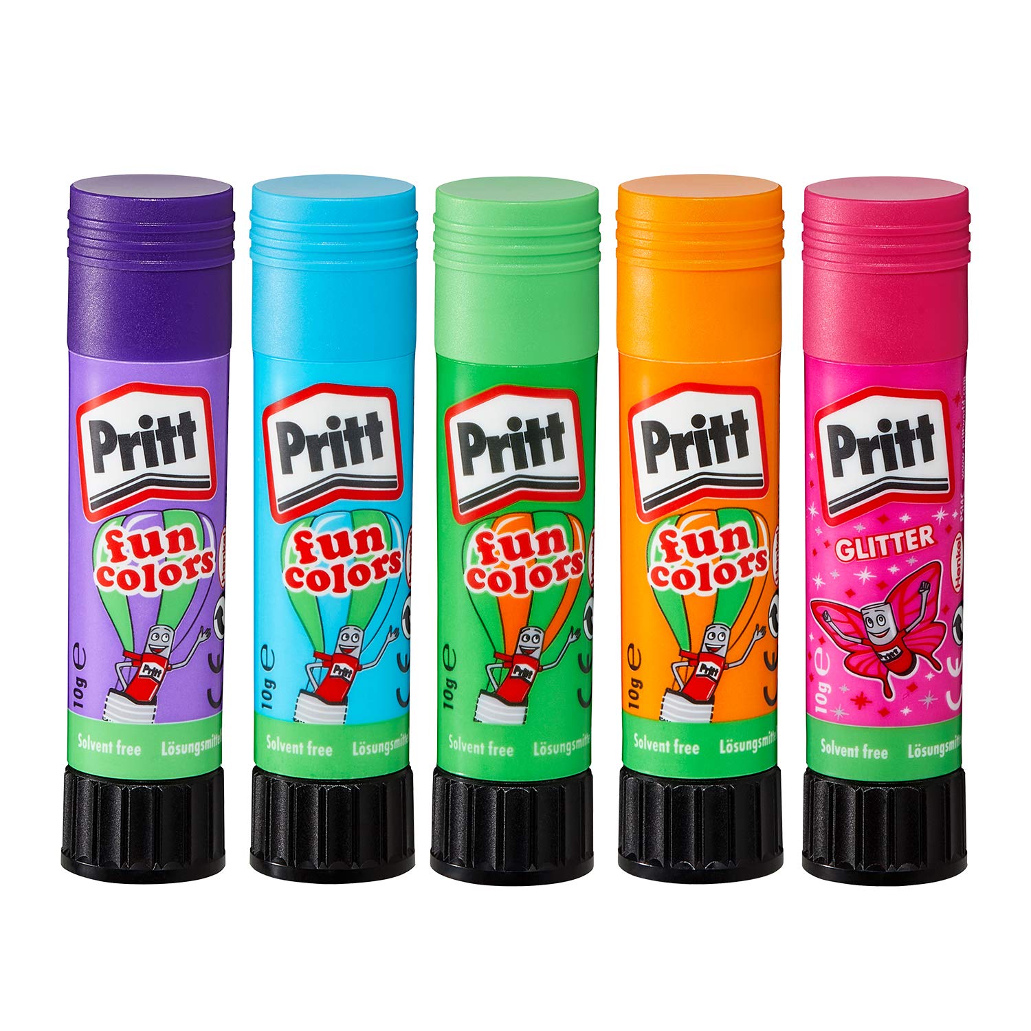 

Plus Glue Stick Drawing Pret Colored Glue 4 Colors 1 Gridder Included Total 5 Pieces + 29-754