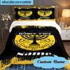 Custom Name Beitar FC Crest Bedding Set 3pcs, Bedding Set Including 1pc Duvet Cover And 2pcs Pillowcases for Bedroom, Dormitory Gift