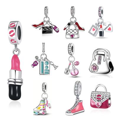 Newcopper Charm Lipstick Perfume Bag Pendant, Suitable For Original Bracelet Accessories Diy Women'S Jewelry
