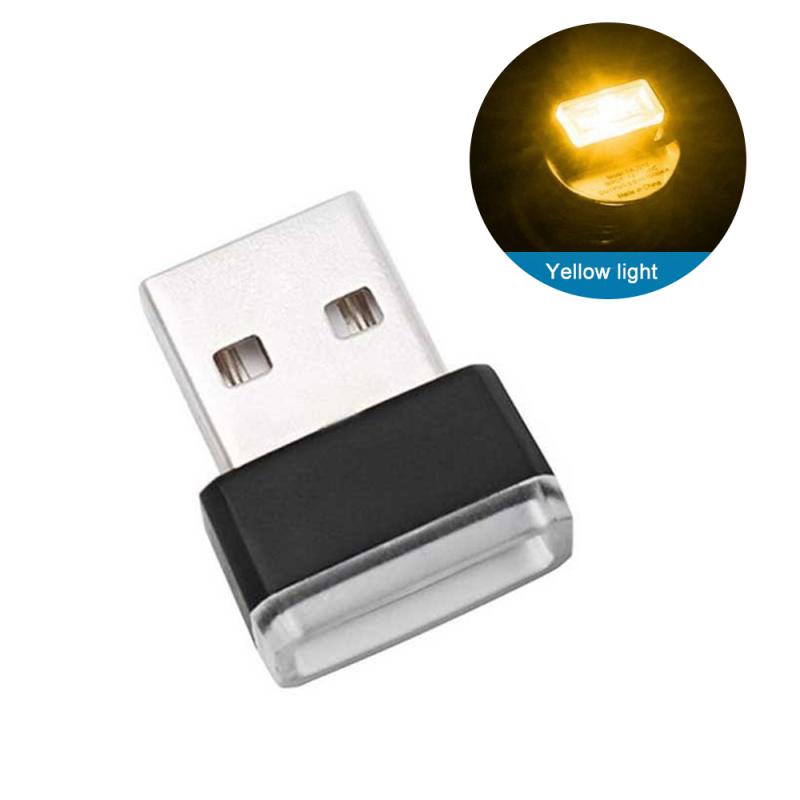 Auto Mini USB LED Umgebungs Licht Dekorative Atmosphäre Lampen Für Innen Umwelt Auto PC Computer Tragbare Licht Plug & Play