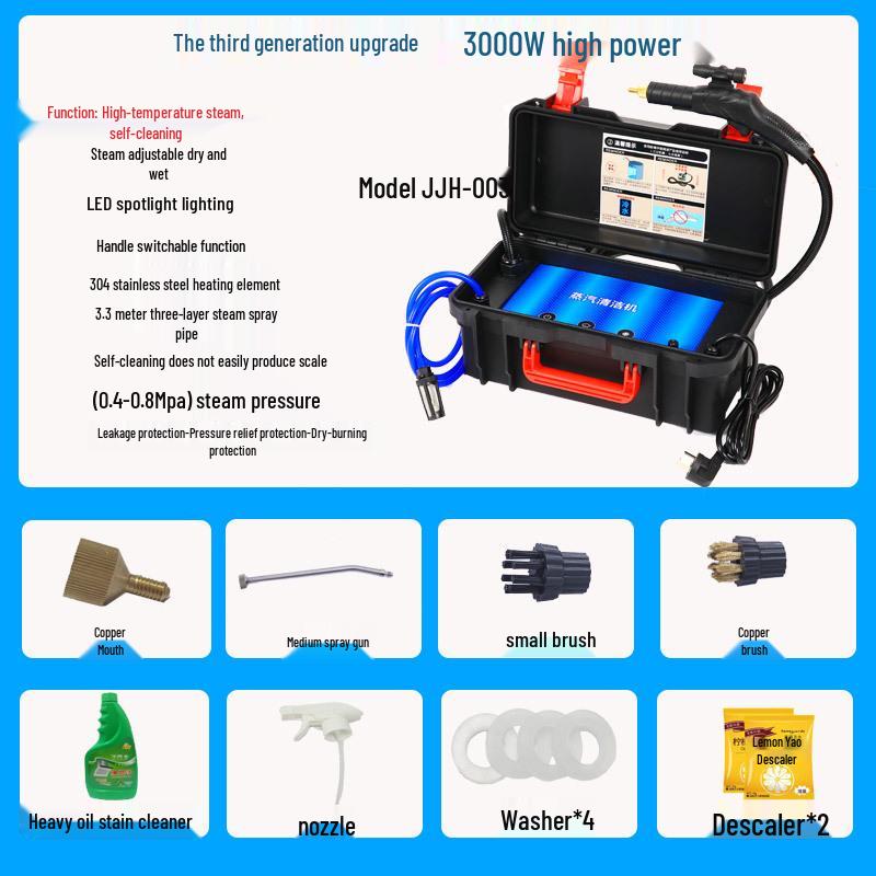 

Clean Hui High-Temp Pressure Steam Cleaner for Air Conditioners & Kitchen Range Hoods