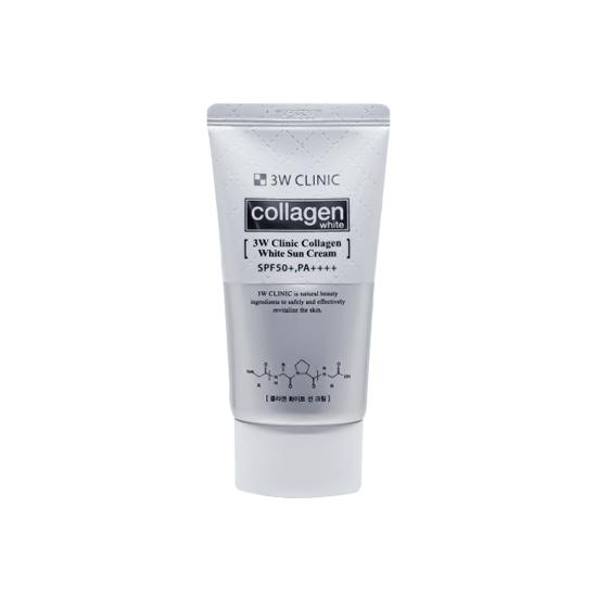3W CLINIC Collagen White Sun Cream SPF50+ PA++++ 60g (3 Options) #Sun Cream 60g x 1pcs