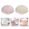 1PC Shell Shape Drain Soap Dish Holder Creative Home Soap Dishes Jewelry Boxes Storage Box Bathroom Accessories