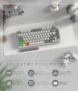 MAMBASNAKE X ATTACK SHARK K85 Rapid Trigger Wired RGB Magnetic Gaming Keyboard Coiled Cable PBT Adjustable TKL Gaming US 82 Gasketed Dedicated Media
