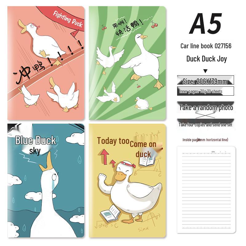 Thread-bound A5 Anime Creative Notebook - Student Diary and Stationery Book