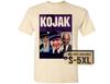 KOJAK TV-Serie 1973 V8 T-SHIRT Weiß Baumwolle Retro Größen S bis 5XL