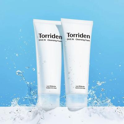 [2 Stück] Dive-in Reinigungsschaum mit niedermolekularer Hyaluronsäure 150ml