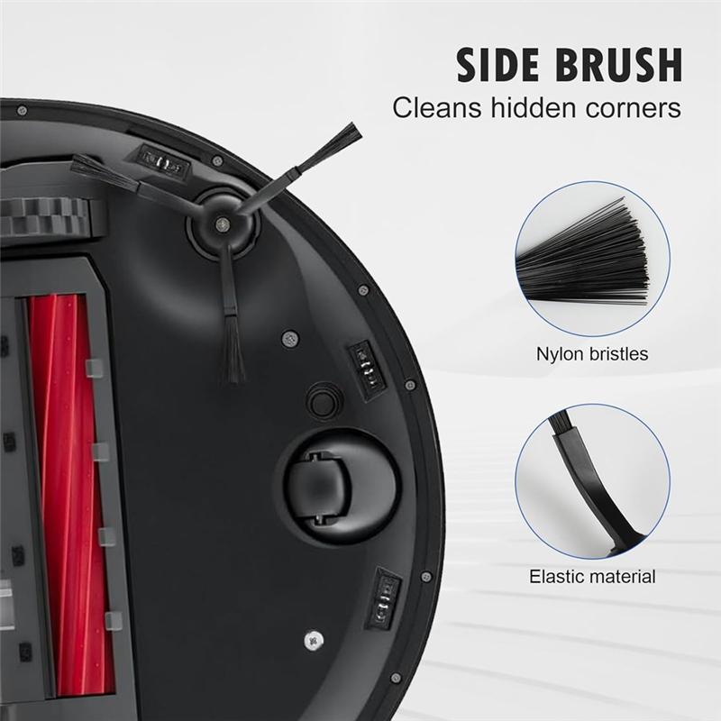 

A65T-For Roborock Q Revo S/Qrevo Plus/Qrevo Pro/Qrevo Maxv Robot Vacuum Main Side Brushes Hepa Filter Mop Cloth Dust Bags