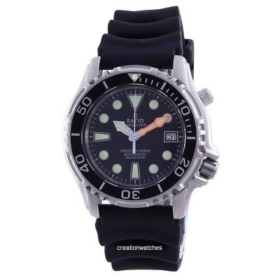 FreeDiver Helium Safe 1000M Paslanmaz Çelik Otomatik 1066KE20-33VA-BLK Erkek Saati