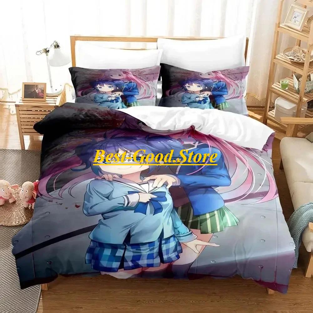 Happy Sugar Life Bedding Set Duvet Cover Sheet Printed Bed Set Pillowcase Bed Full Queen King Size Comforter Bedroom
