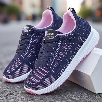 Shoes Women's Shoes Shose Flying Woven Breathable Sports Shoes Versatile Casual Shoes Casual
