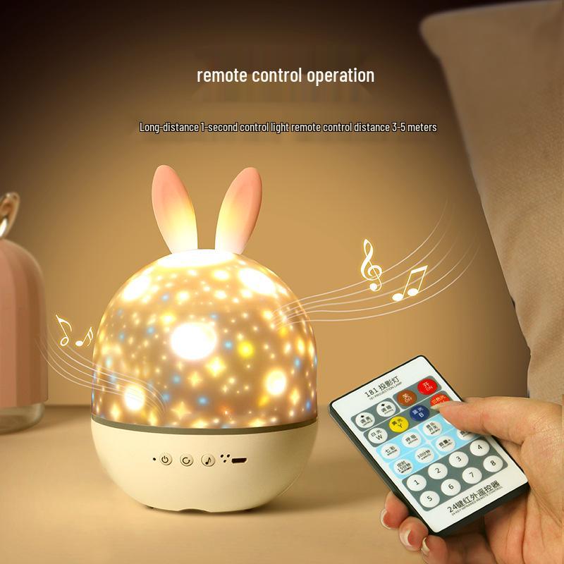 LED Starry Sky Projector Light, DIY Music Birthday Gift, Night Light Projector