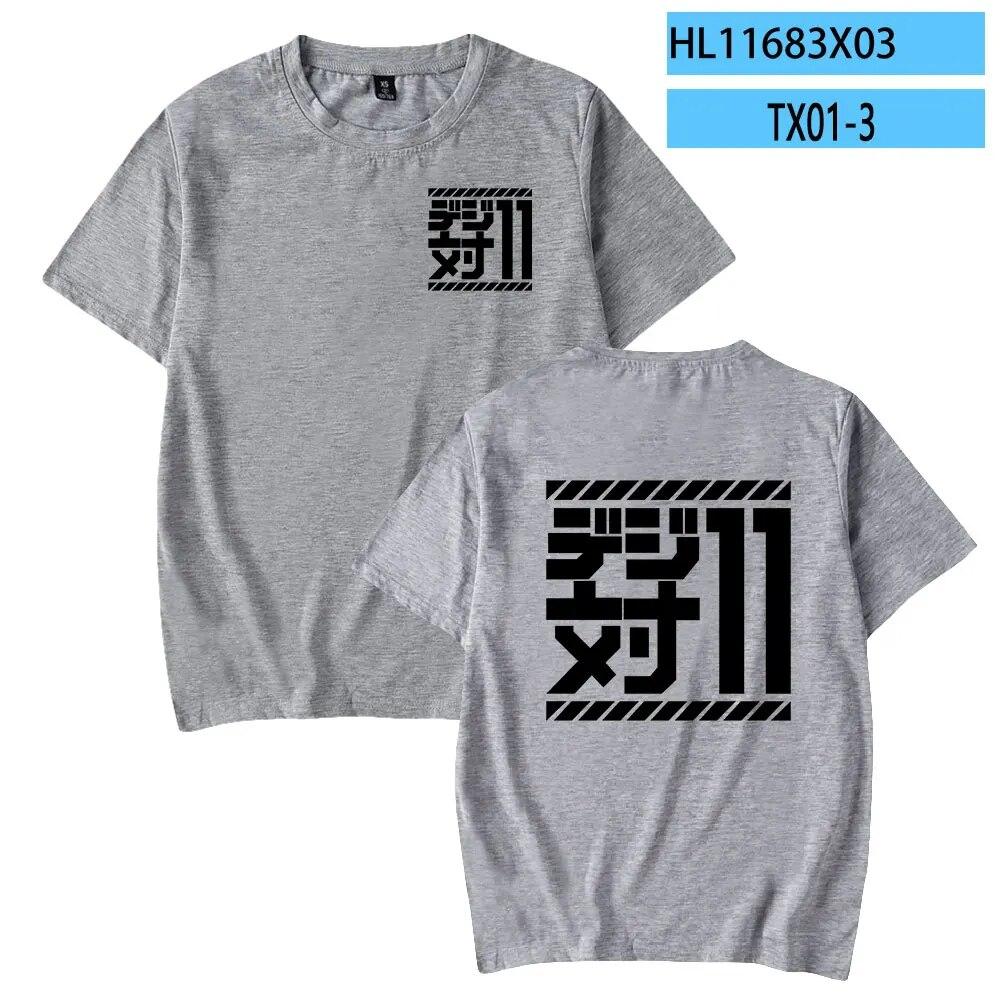 Digimon Adventure Anime 2023 Neues Digimon Seekers T-Shirt Crewneck Kurzarm T-Shirt Damen Unisex T-Shirt Harajuku Kleidung Unisex