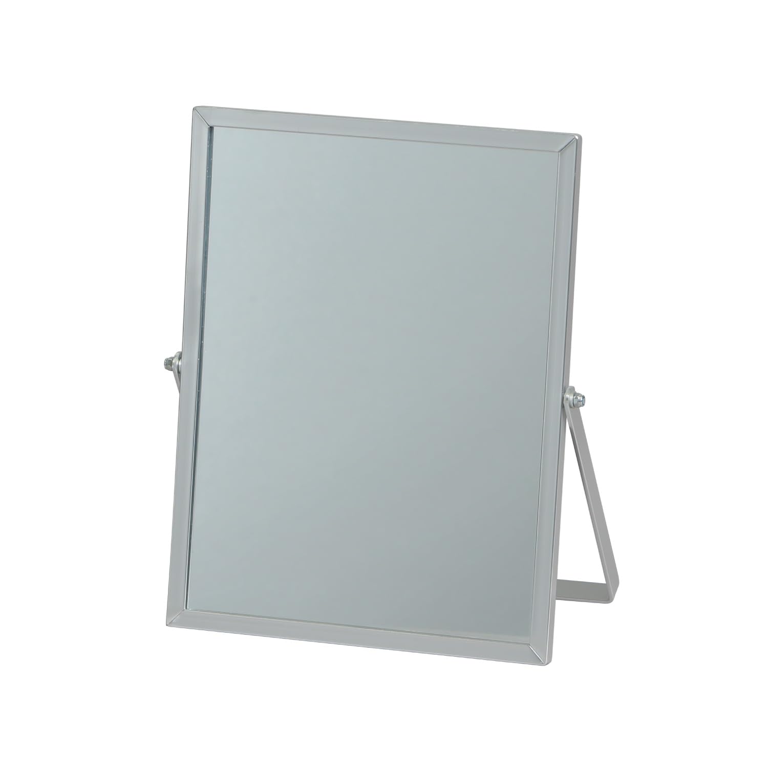 

Belca Tabletop Folding Aluminum Wide x 1cm Deep x 23cm Standing Makeup Cosmetic Mirror DI-AF Mirror, Frame, 18.5cm High, Silver, Compact, Mirror,