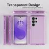 3in1 TPU+ PC Clear Case For Samsung Galaxy S26 S25 S24 S23 S22 S21 Note 20 Ultra Plus Anti-Scratch Triple Layer Protector Cover