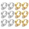 2Pcs/bag Stainless Steel Earrings Hook Earring Open Jump Rings for Jewelry Accessories DIY Earrings Making  Hanging Components