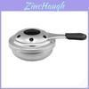 Stainless Steel Alcohol Stove For Camping With Windproof Function For Outdoor Cooking And Tea Brewing