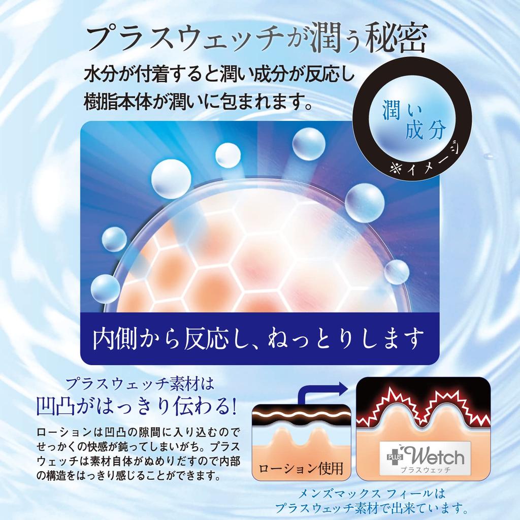 Max Feel Moisturizing No Lotion Reusable Pocket Lotion Included Men's Spark, Penetrating, Hole, Required, Type,