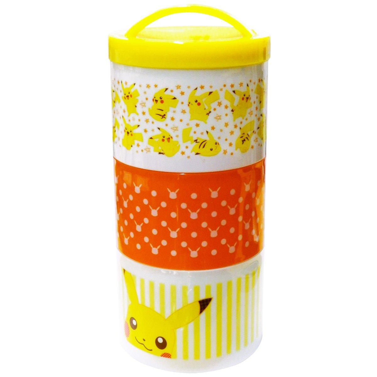 

Pokemon lunch x 18cm PMLC182 Pikachu-filled bottle-shaped 3-tier box, approx. 8cm