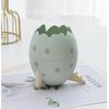 Creative Simple Dinosaur Egg Shape Pen Holder Desktop Storage Ornaments School Supplies Cartoon Student Stationery Storage Box