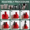 2L Large Capacity Electric Juice Extractor Kitchen High Speed Blender Powerful Fruit Vegetable Slow Juicer Machine