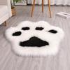 1pcs Home Living Room Bedroom Plush Cat Paw Rug Machine Washable Sofa Floor Mat Soft Furry Animal Paw Carpet 70x59cm
